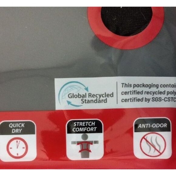 Mens Size L 2 Pack Base Layer Pants Black Quick Dry Heat Retention Anti-Odor NEW - Picture 6 of 11